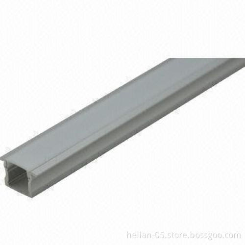 Recessed Linear Flanged LED Aluminum Extrusion Profile with PC/PMMA diffuser